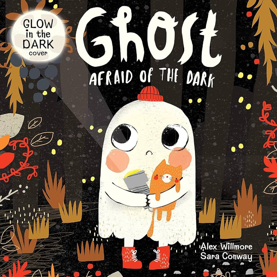 Ghost Afraid of the Dark | Halloween Picture Board Book for Toddlers with Glow-in-the-Dark Cover ... | Amazon (US)