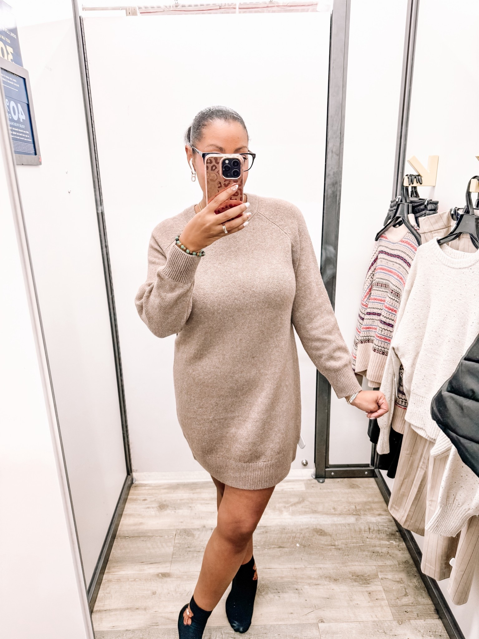 This sweater dress is on major deal right now! Super soft! Fits tts wearing size large 

#ltkootd #ltksalealert 

#LTKSeasonal #LTKMidsize #LTKCyberWeek