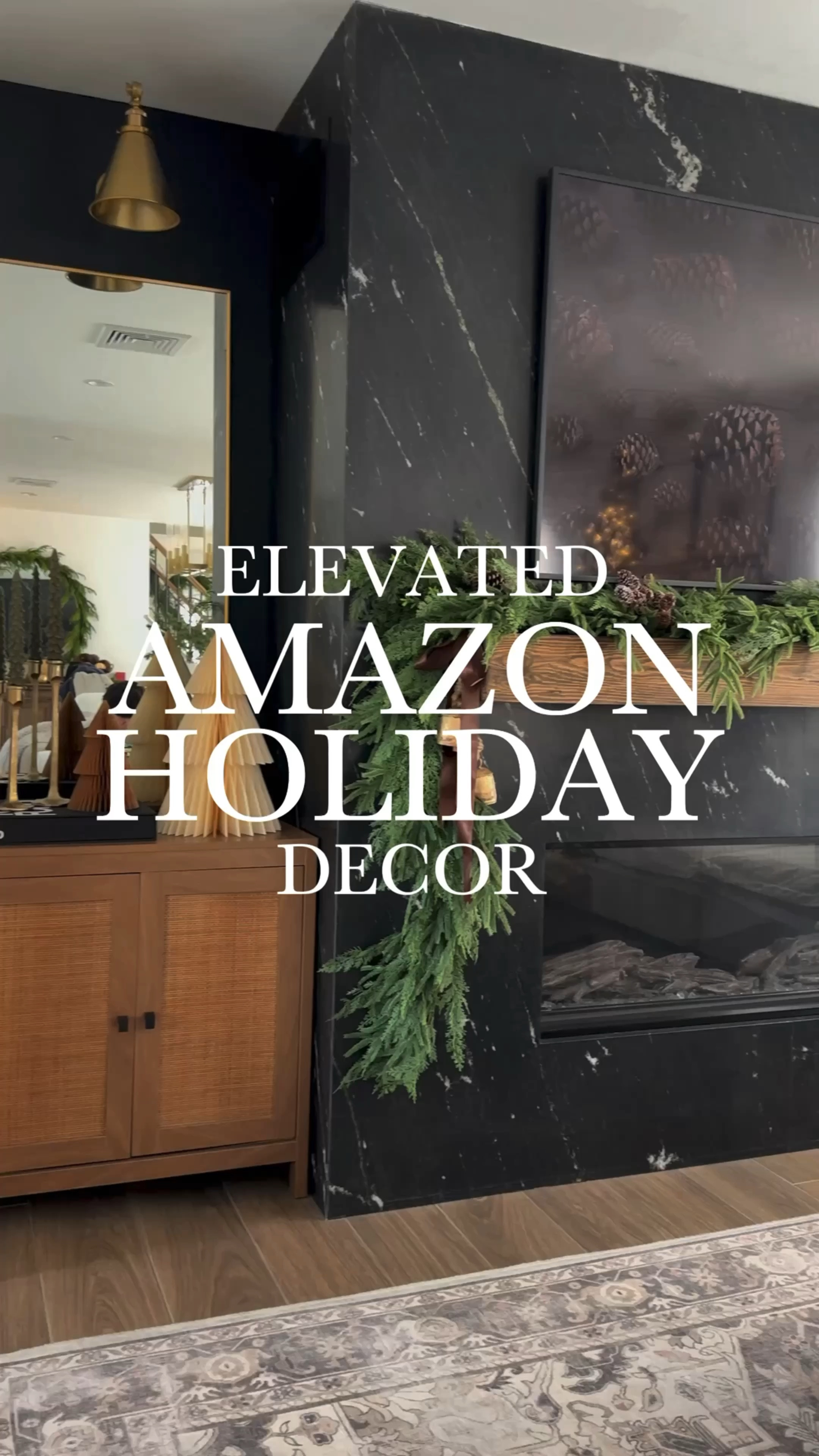 Elevated holiday decor! Loving the accordion trees this year. White berry branches are a great way to break up the greenery and can used through the winter months too. Flocked ornaments are still trending this year and selling fast! Velvet bows are trending this year and the pre-made ones make decorating so much easier. Realistic pine stems are always a must! Faux fur hide rugs and throws cozy up any space during the holidays and winter months. And twinkle trees add the extra glow this time of year! 

#christmasdecor #holidaydecor
#homedecor #neutraldecor #amazonhome #amazondoesitagain #founditinamazon
#affordablehomedecor #boujieonabudget  




#LTKHoliday #LTKSaleAlert #LTKHome