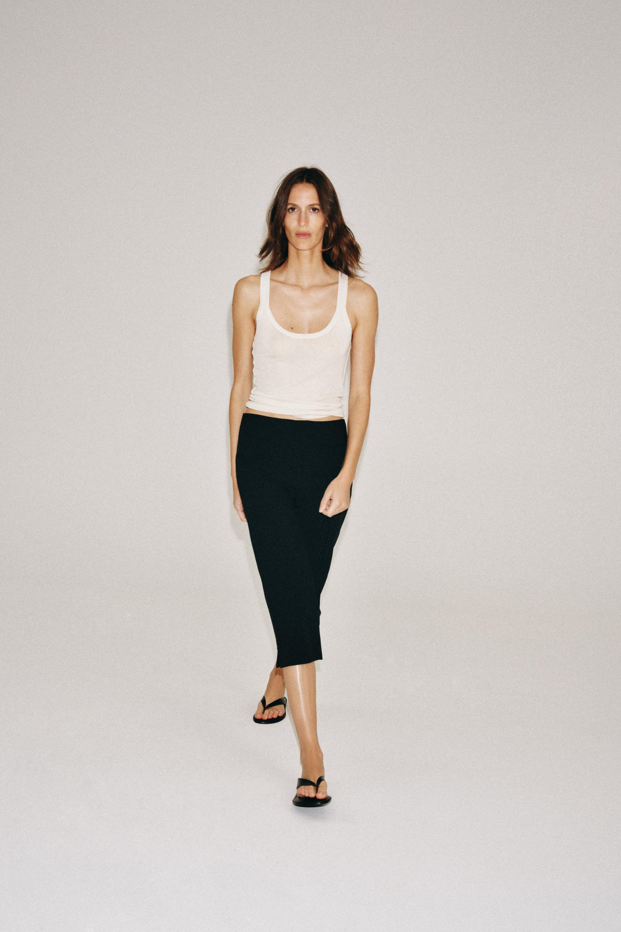 ZW COLLECTION CAPRI PANTS | Zara US