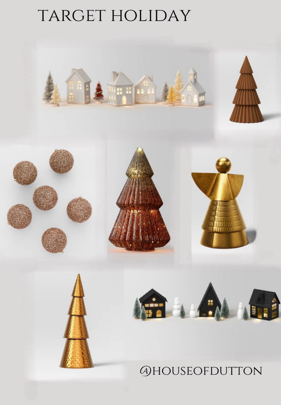 Target holiday

Designer dupes, viral ornaments, trees, mini villages, 

#LTKHoliday #LTKhome #LTKHolidaySale