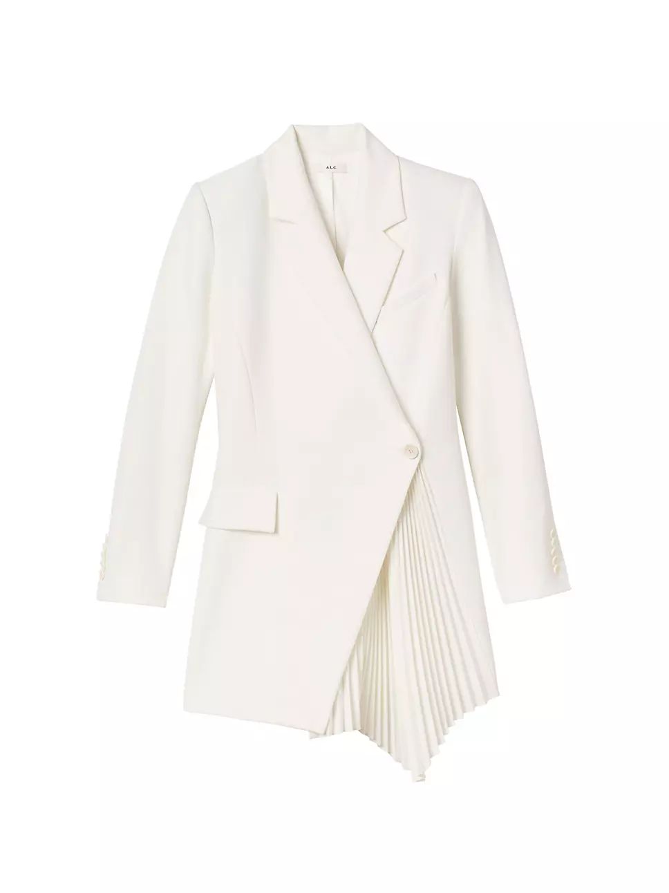 Juliet Pleated Blazer Minidress | Saks Fifth Avenue