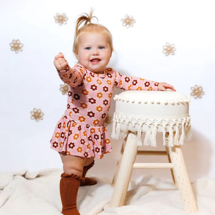 FALLIN' FOR DAISIES DREAM BODYSUIT DRESS | DREAM BIG LITTLE CO