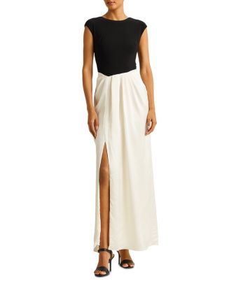 Knit Top & Satin Gown | Bloomingdale's (US)