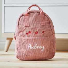 Fruit Design Pink Cord Mini Backpack | My 1st Years (Global)