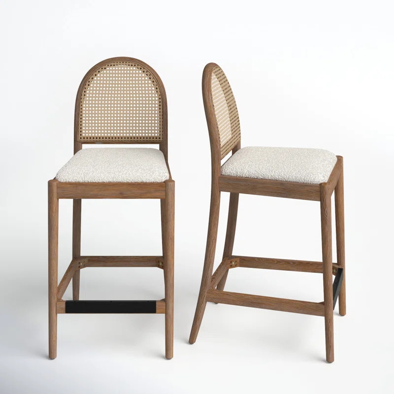 Cossette Upholstered Counter Stool (Set of 2) | Wayfair North America