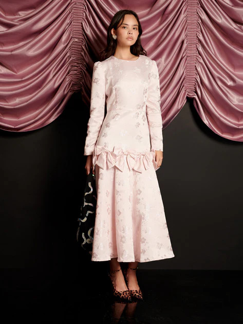 Gloss Jacquard Midi Dress | Sister Jane (UK)