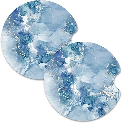 Nipichsha Car Cup Holder Coasters, Car Coasters for Cup Holders, 2 Pack Anti Slip Insert Coasters... | Amazon (US)