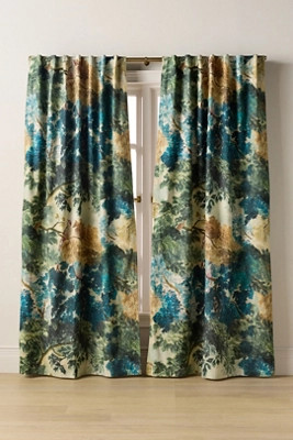 Judarn Printed Cotton Blackout Curtain | Anthropologie (US)