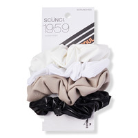 Scunci Black and White Scrunchie Set | Ulta