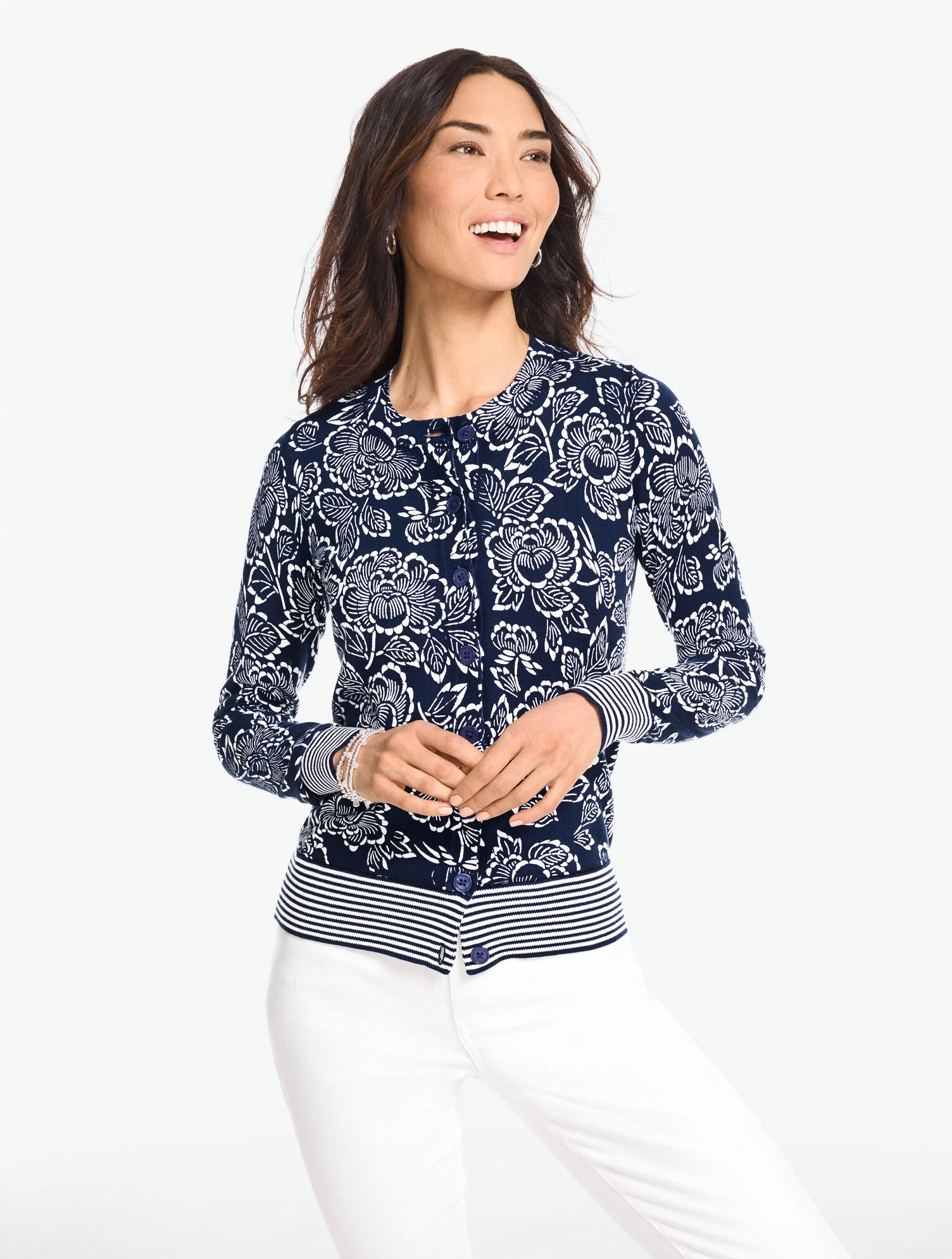 Charming Cardigan - Capri Rose | Talbots