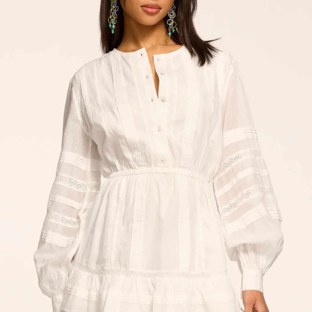 Arabella Embroidered Voile Mini Dress | Ramy Brook