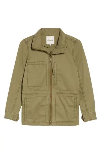Women's Madewell Fleet Jacket, Size XX-Small - Green | Nordstrom