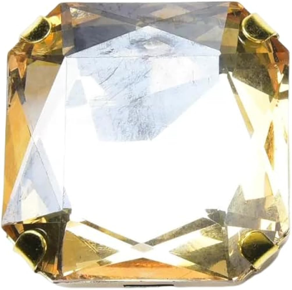 Exaggerated Large Square Rhinestone Statement Ring for Women Luxury Vintage Thick Chunky Geometri... | Amazon (US)