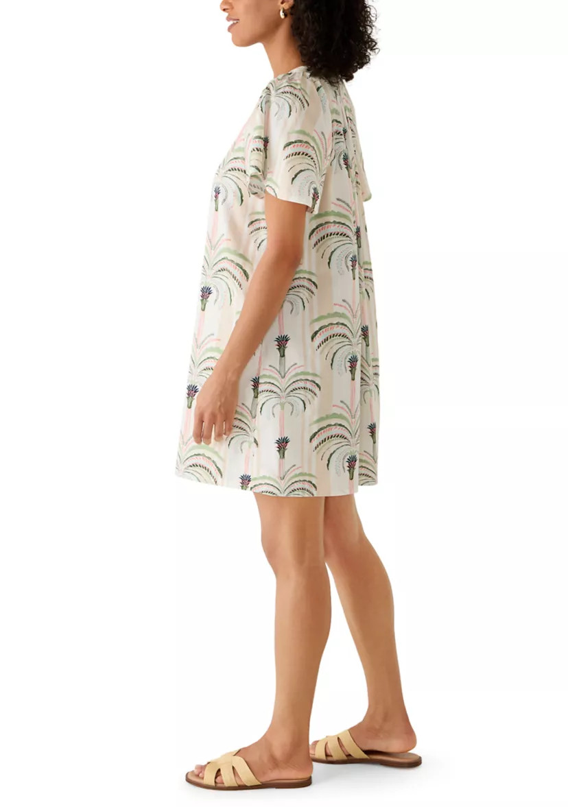 Women's Split Neck Printed Dress | Belk