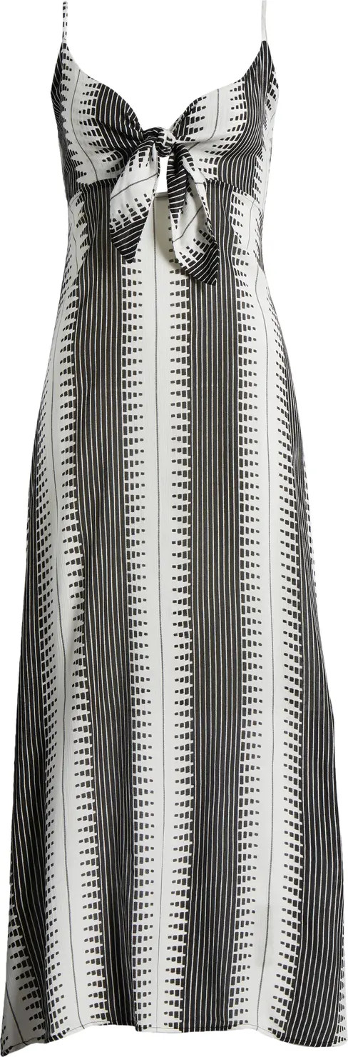 Elan Cutout Tie Front Maxi Cover-Up Sundress | Nordstrom | Nordstrom