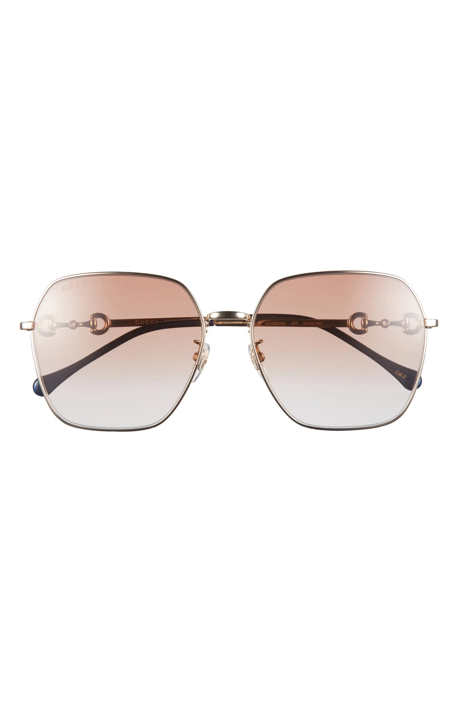 Gucci 60mm Square Sunglasses | Nordstromrack | Nordstrom Rack