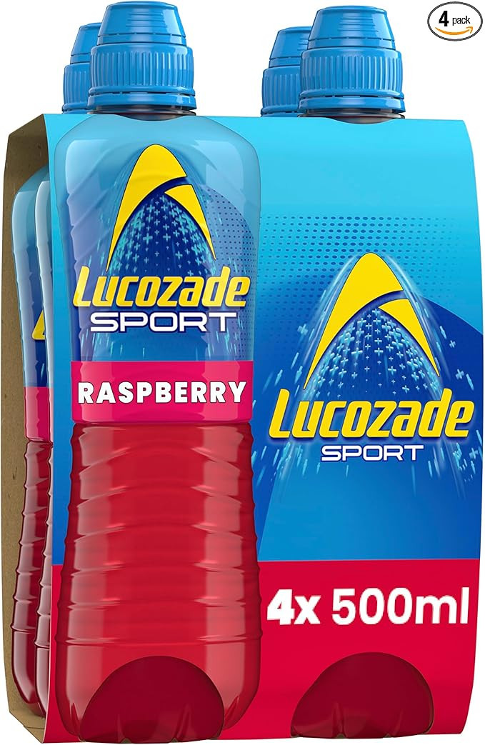 Lucozade Sport Body Fuel - Raspberry 4x500ml| Isotonic sports drink, with Electrolytes and Vitami... | Amazon (UK)