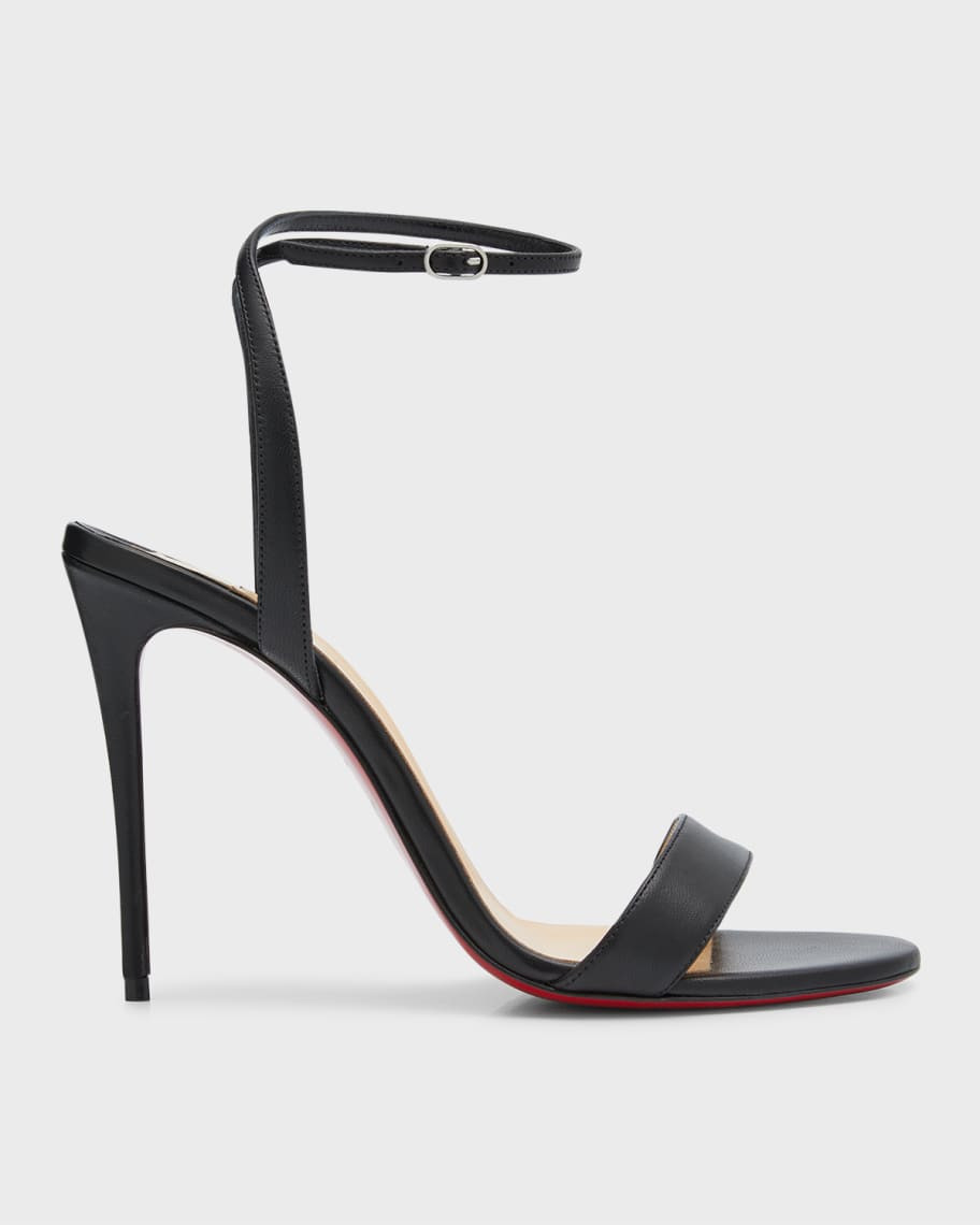 Christian Louboutin Loubigirl Ankle-Strap Red Sole Sandals | Neiman Marcus