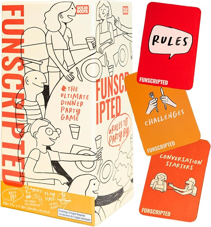 Spin Master Games, SolidRoots Funscripted, The Hilarious Dinner Party Game from The Makers of Min... | Amazon (US)