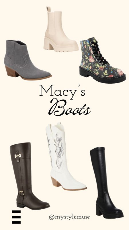 Boots & booties from @macys 👢🧡

#boots #macys 

#LTKshoecrush #LTKSeasonal #LTKU