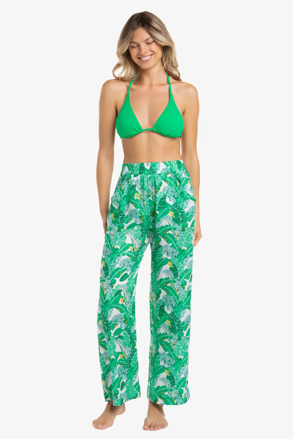 Lauren Pant  |  Banana Leaf | Helen Jon