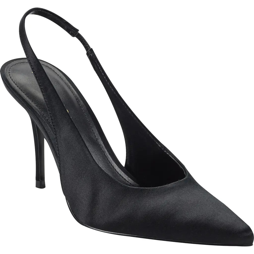 Marc Fisher LTD Leynne Slingback Pointed Toe Pump in Black at Nordstrom Rack, Size 7.5 | Nordstrom Rack