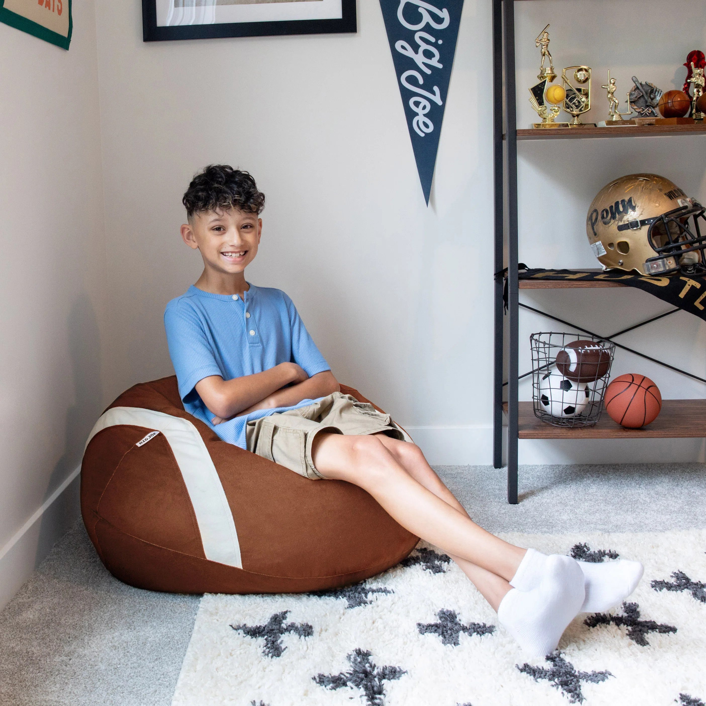 Big Joe Sports Ball Bean Bag Chair, Soft Polyester, 2.5 Feet | Wayfair North America
