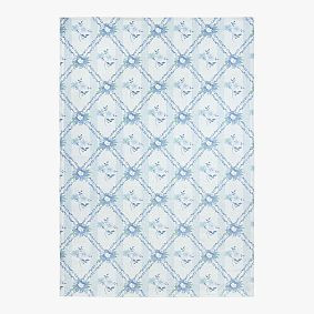 Hill House Home Stripe Trellis Washable Rug | Pottery Barn Teen