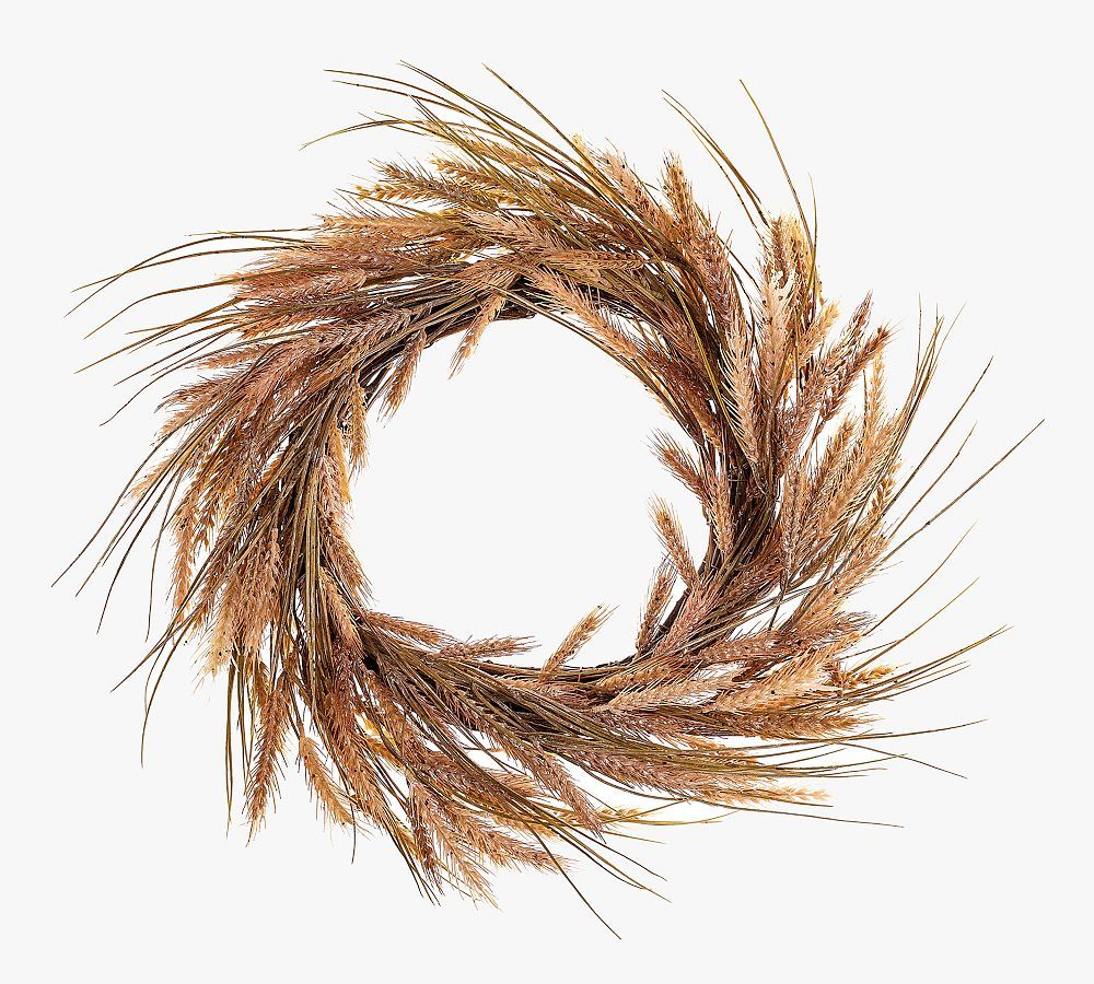 Faux Wheat Wreath & Garland | Pottery Barn (US)