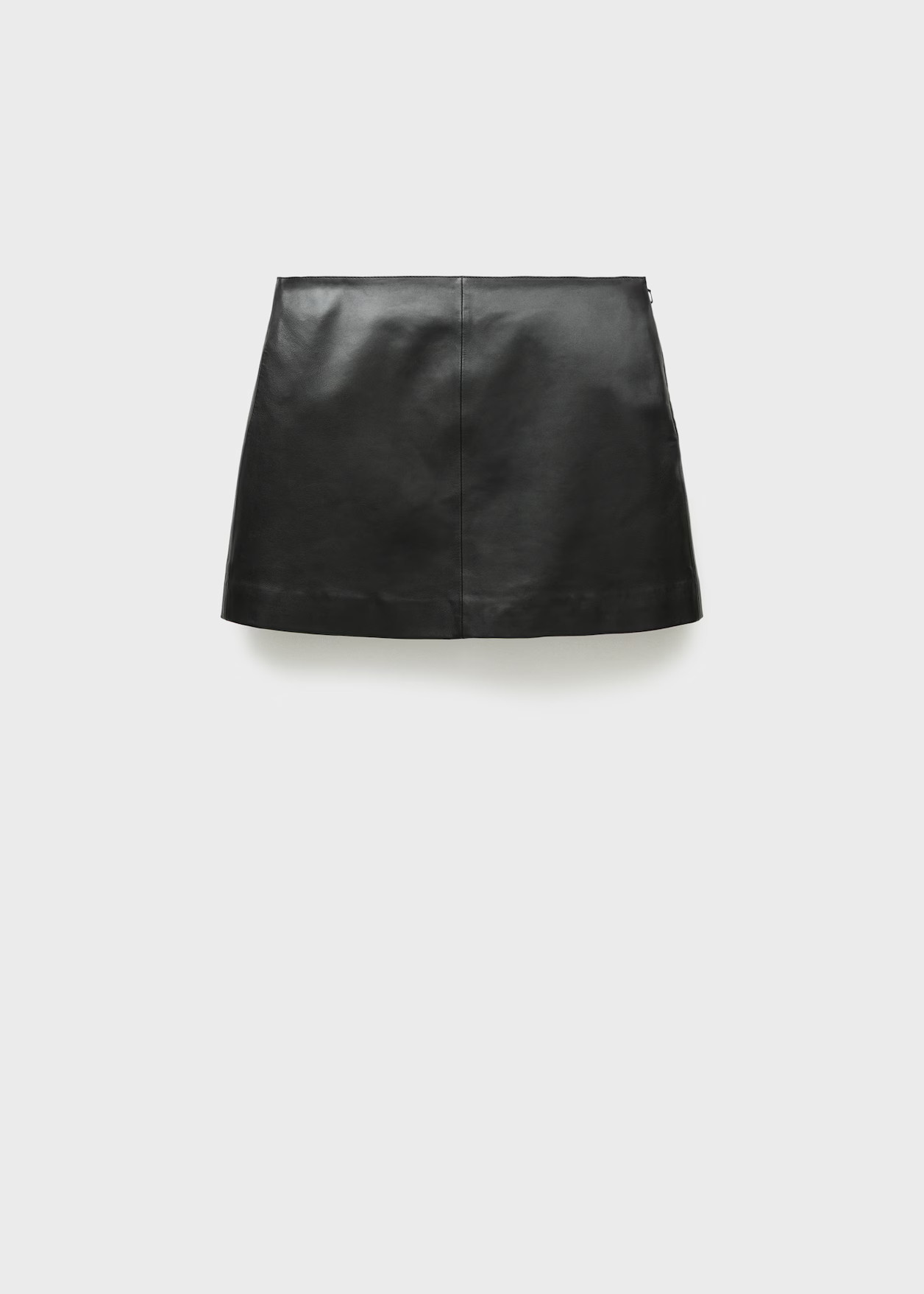 Kurzer lederroc leandra | Mango EU