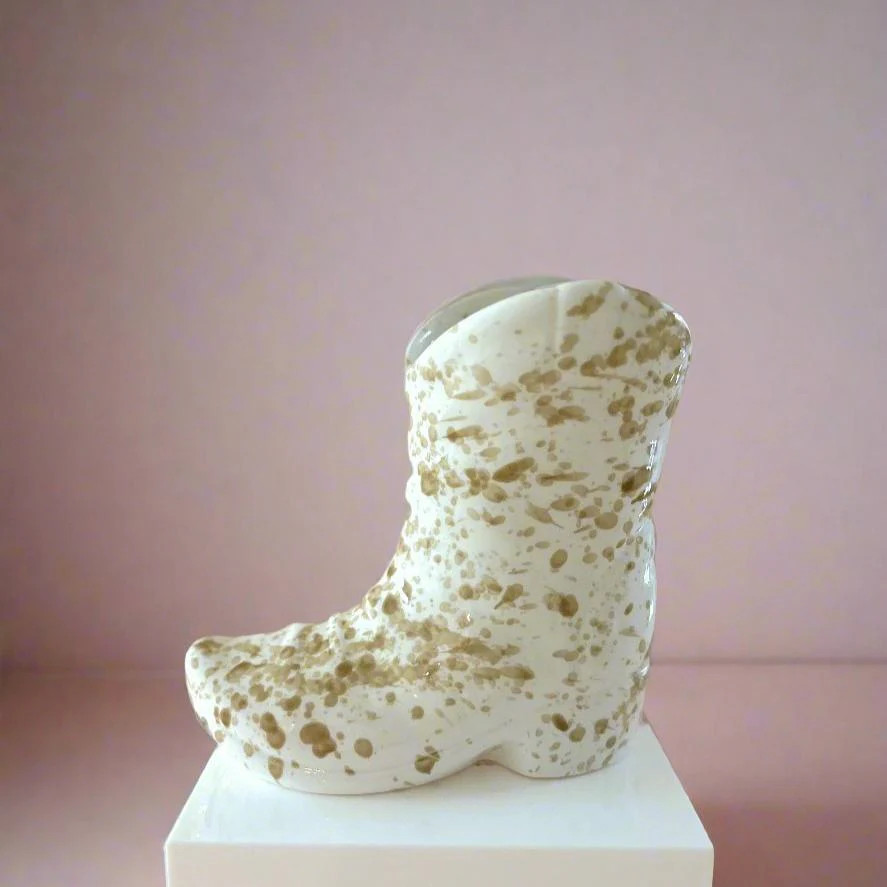 Boot Candle: Saffron + Tobacco | The Worthy Co.