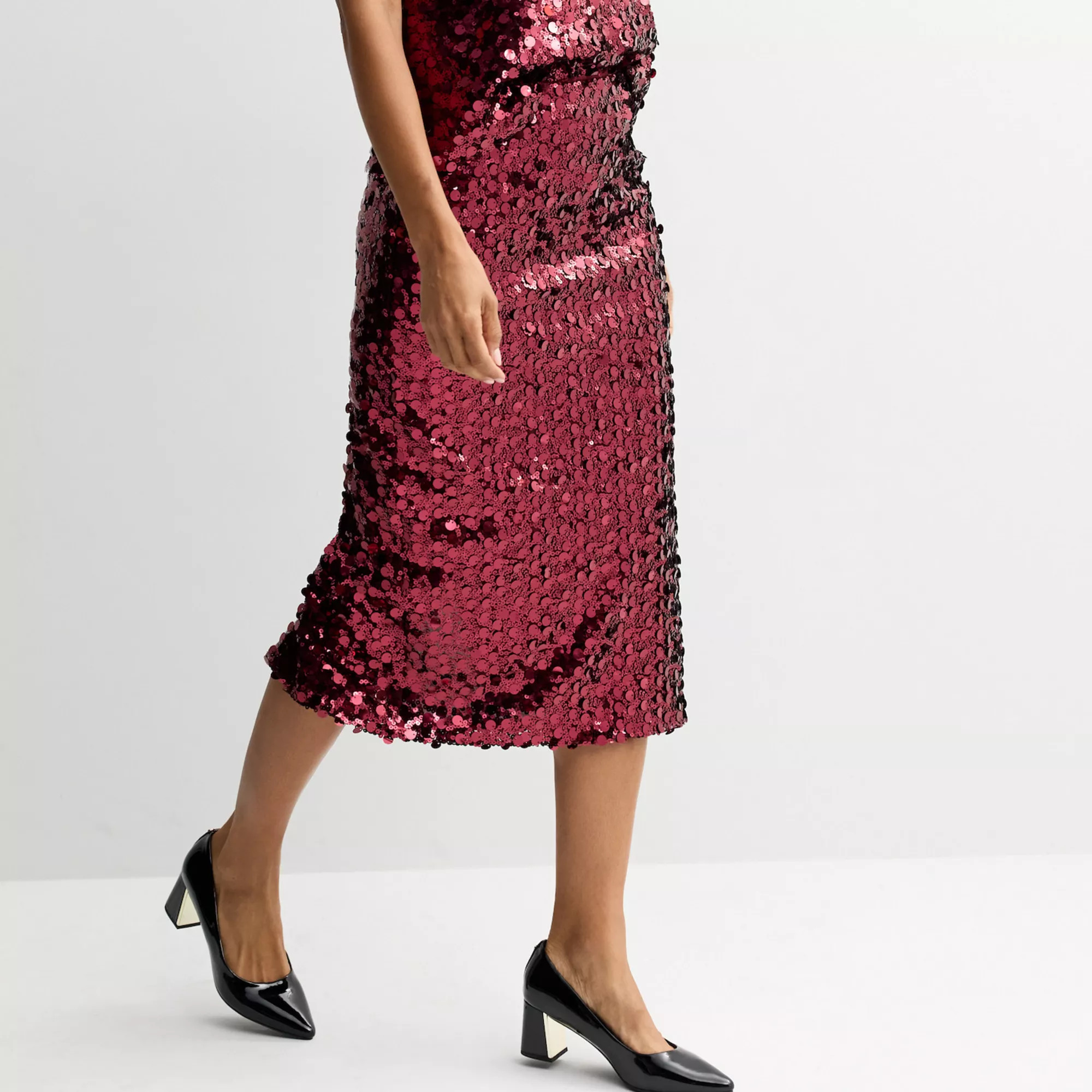 Women's Nine West Sequin Midi Skirt | Kohl's