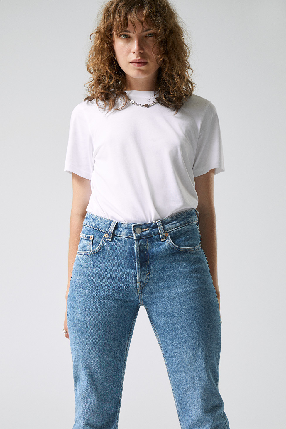 Pin Mid Straight Jeans - Harper - Weekday GB | Weekday