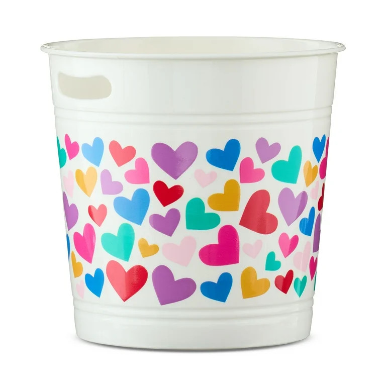 Mini Hearts Bucket, Multicolor, 4", Valentine's Day by Way To Celebrate | Walmart (US)