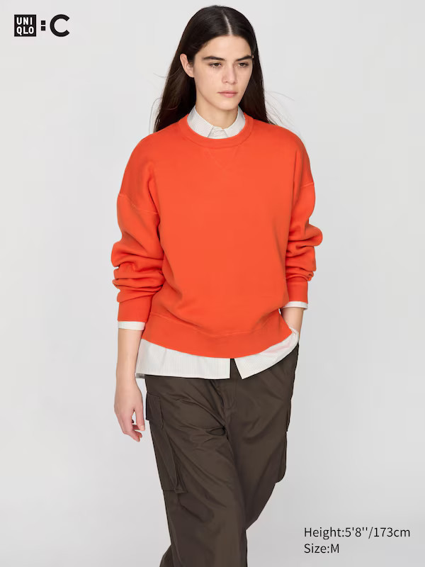 Smooth Cotton Crew Neck Jumper | UNIQLO (UK)