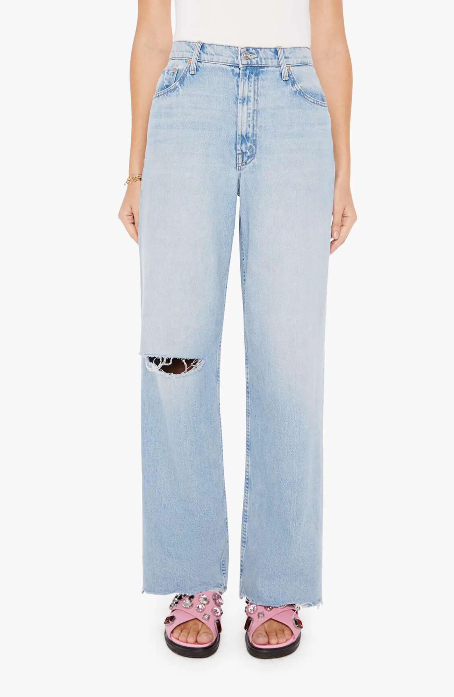 MOTHER The Spinner High Waist Wide Leg Jeans | Nordstrom | Nordstrom