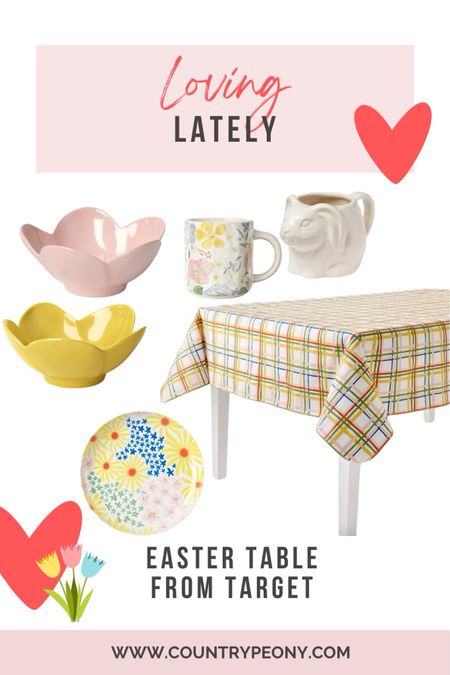 A roundup of cheerful Easter decor for your table from Target! 

#LTKSeasonal #LTKhome