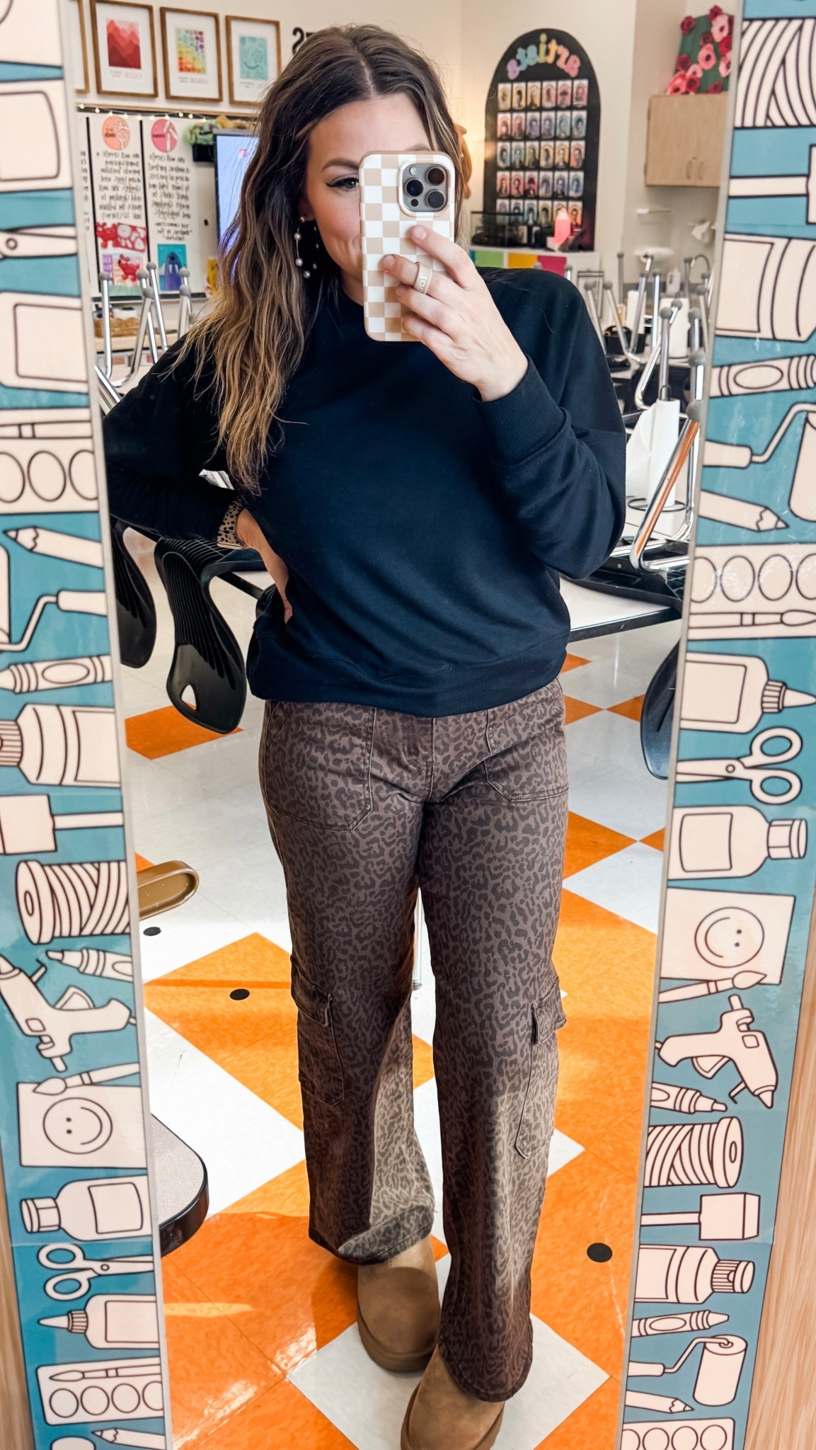 Mica jeans on clearance for the win! Comfy and stretchy and flattering! Linked a similar style.

#LTKWorkwear #LTKootd