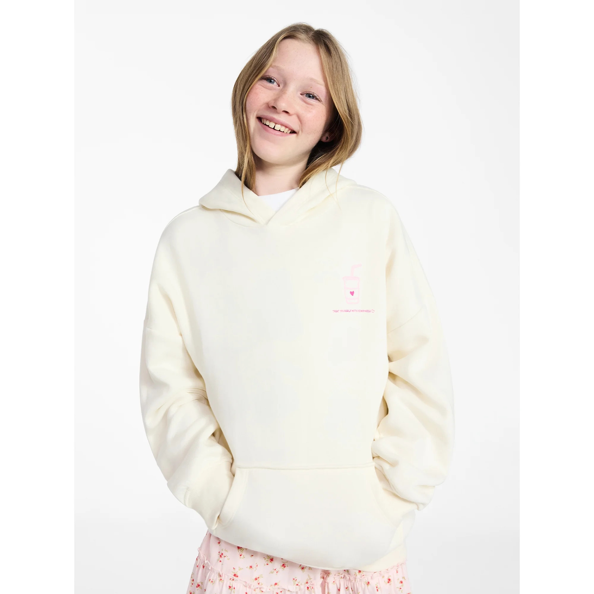 Weekend Academy Girls Graphic Hoodie, Sizes 4-18 | Walmart (US)