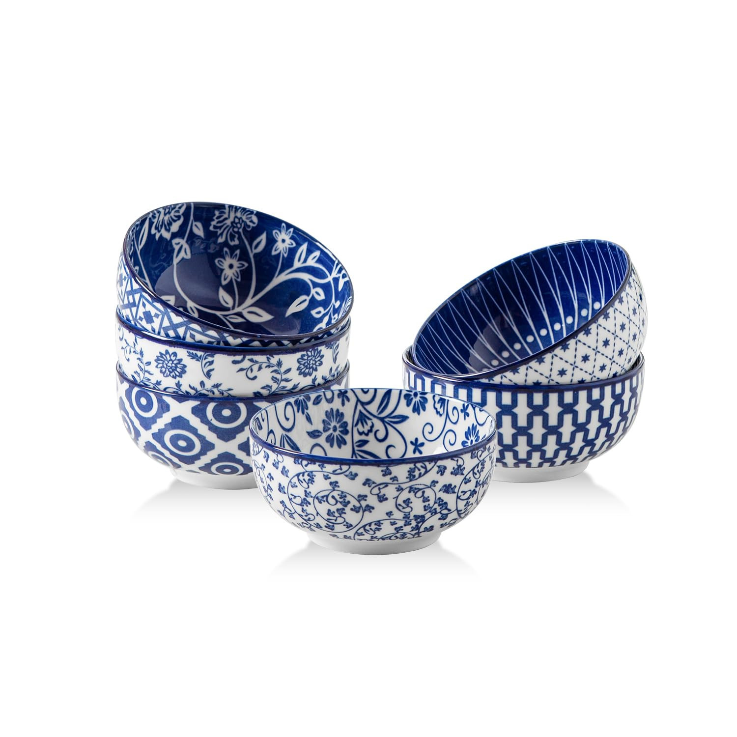 Ceramic Dipping Bowls Set - 4 Oz Porcelain Small Dessert Bowl 3.5 Inch Small Bowls for Yogurt, Sn... | Amazon (US)