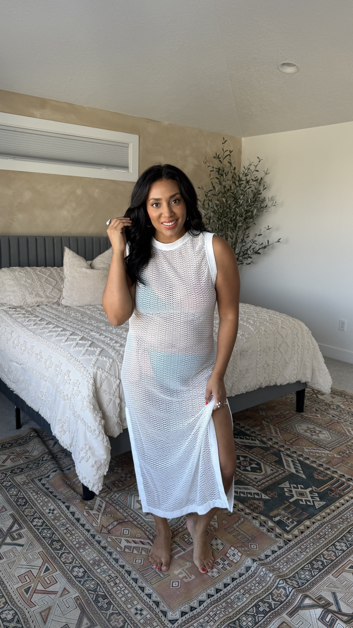 @beach2ocean try on! Size L in everything!
Vince Camuto, one piece, cover up, resort wear 

#LTKgrwm #LTKTravel #LTKMidsize