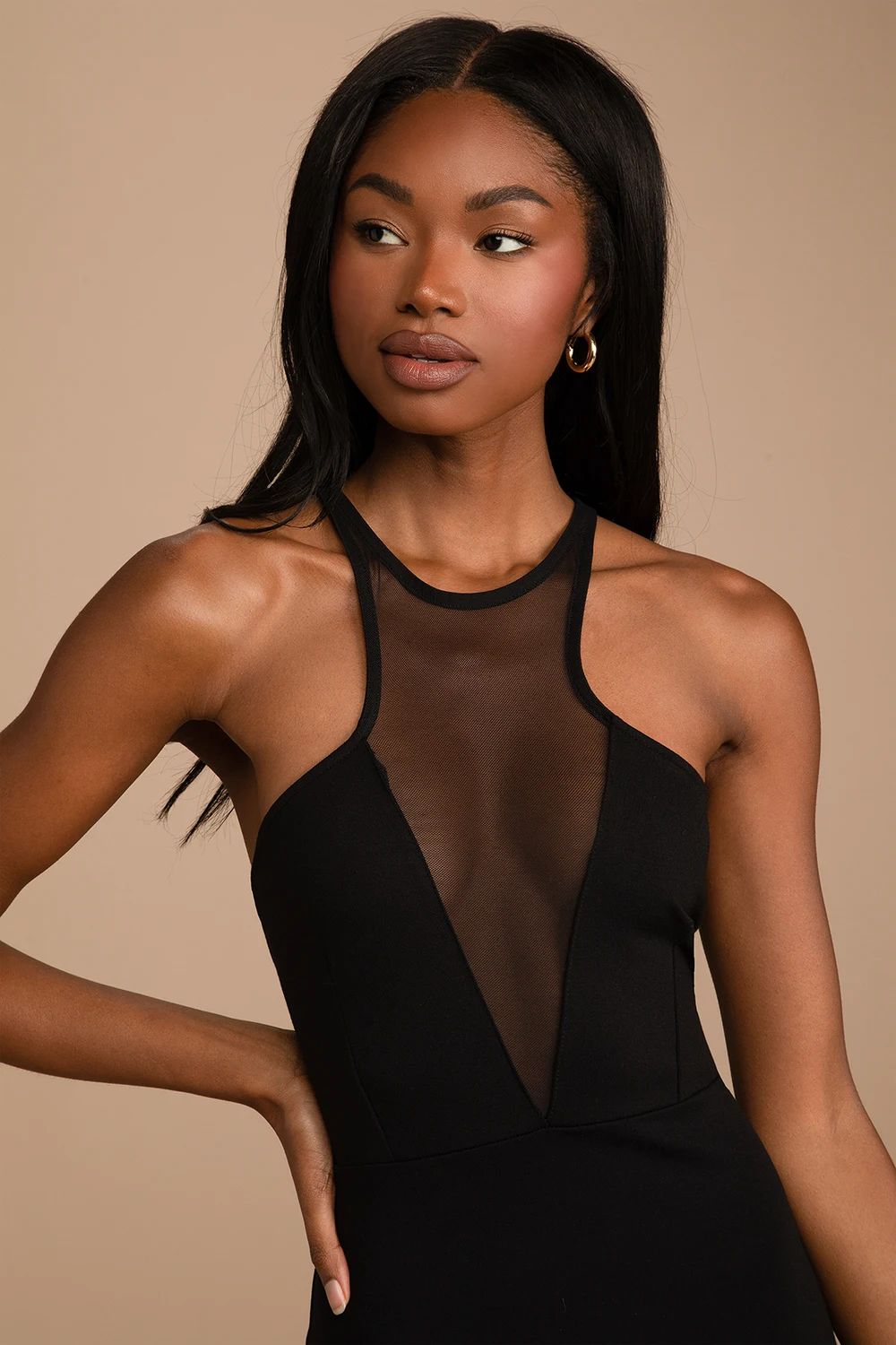 Can't Handle Me Black Bodycon Mini Dress | Lulus (US)