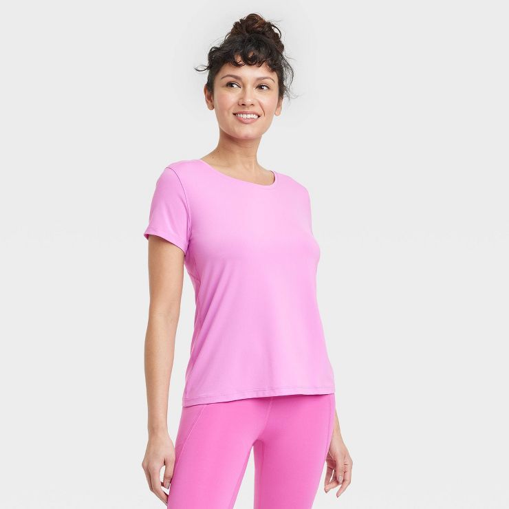 Women's Essential Crewneck Short Sleeve T-Shirt - All in Motion™ | Target