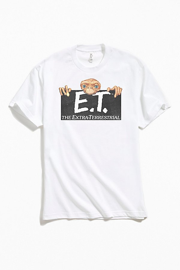 E.T. The Extra-Terrestrial Tee - White Xl at Urban Outfitters | Urban Outfitters (US and RoW)