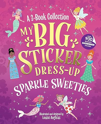 My Big Sticker Dress-Up: Sparkle Sweeties: Awesome Activity Book with 900+ Reusable Stickers for ... | Amazon (US)