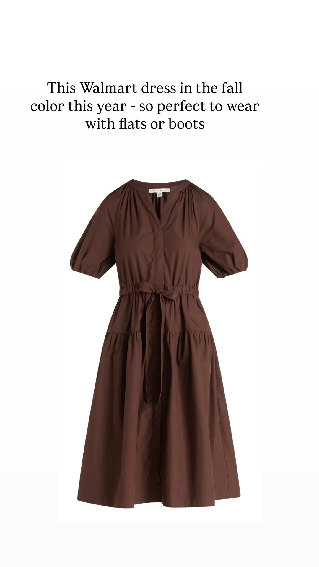 Free assembly from Walmart is my fave - love this dress 

#LTKFindsUnder50 #LTKSeasonal