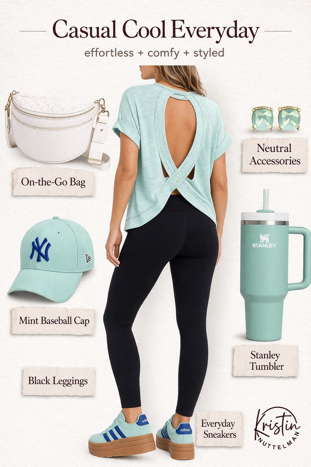 Comfy but still cute ✔️
This is one of those outfits you’ll throw on and instantly feel put together 🙌

The open back detail gives it that little extra ✨ and I love how everything ties together with the mint + neutral vibe.

Perfect for errands, travel days, or just everyday life 💁‍♀️

Shop the full look here 👇

#LTKstyle #LTKfinds #LTKunder100 #LTKshoecrush #LTKtravel #athleisurestyle #casualoutfit #everydaystyle #momstyle #comfystyle #outfitinspo #springoutfit #neutralstyle #effortlessstyle #amazonfashion #amazonfinds #ontrendstyle #streetstyleinspo #simpleoutfits #dailyoutfit

#LTKootd #LTKActive #LTKU