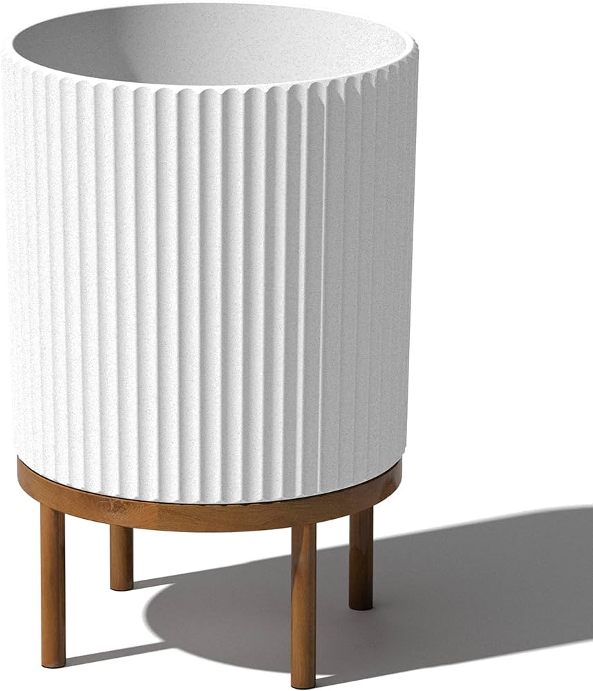 Veradek Mason Series Raised Demi Planter-Large Round Planter with Stand for Indoor or Outdoor Pat... | Amazon (CA)