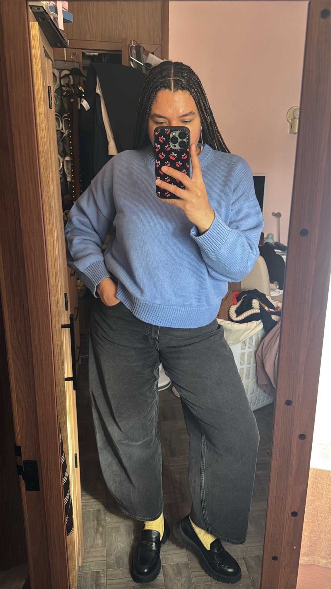 wearing —
sweater: large
tee: large
jeans: 32”

work ootd, barrel jeans, everlane barrel jeans, midsize ootdd

#LTKootd #LTKgrwm #LTKMidsize